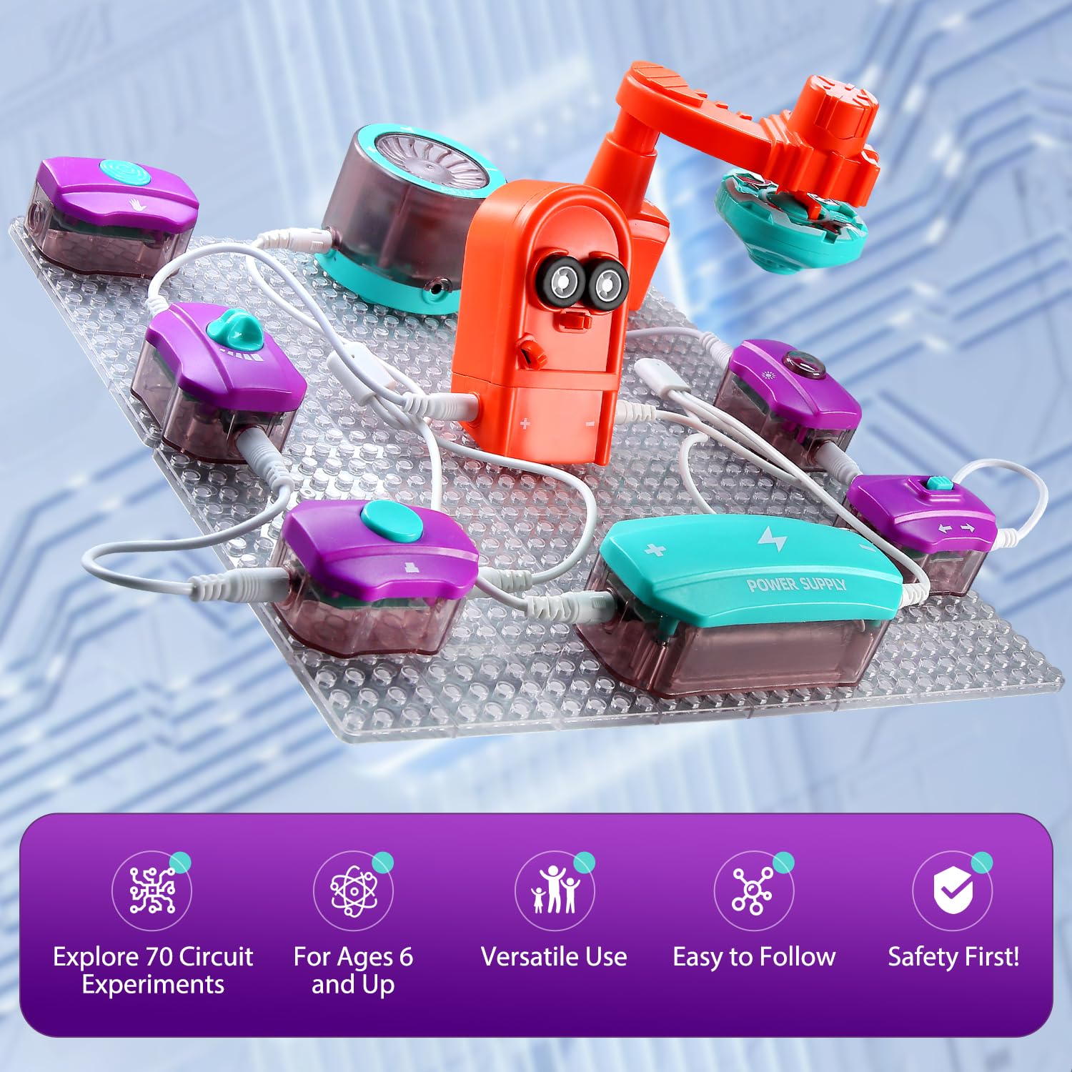 STEM Science Experiment Kit fo - огляд і ціна Electronic Building Blocks Stem Kit