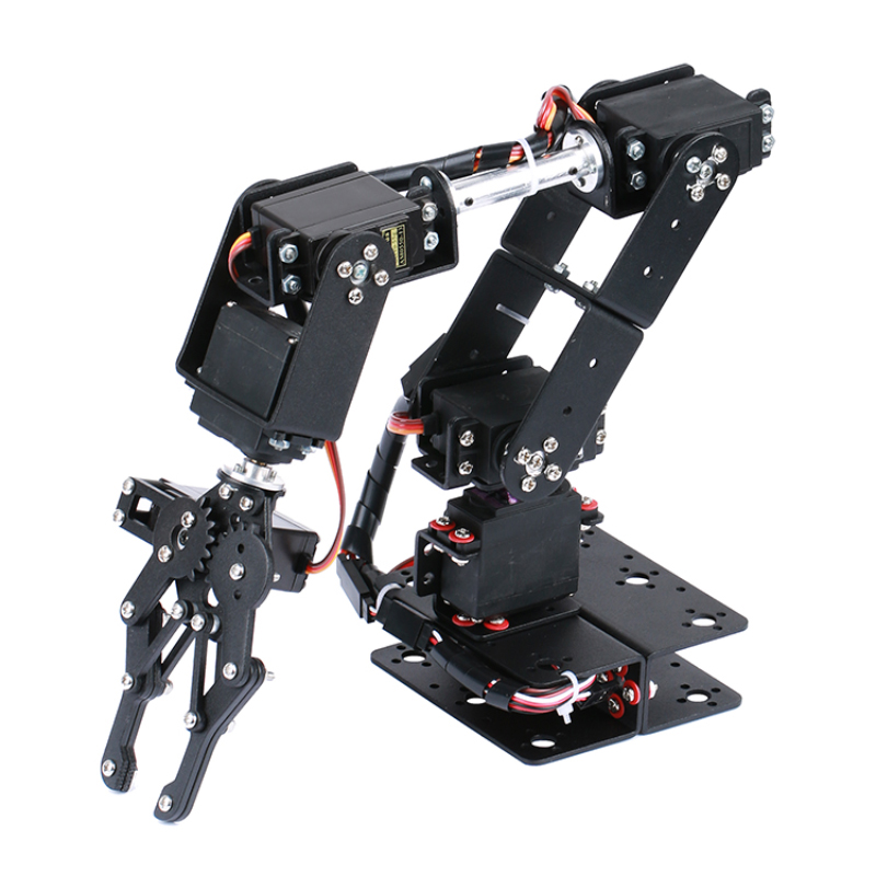 STEAM DIY 6 DOF Robot Metal Al - огляд і ціна Programmable Robotic Arm Kit Arduino