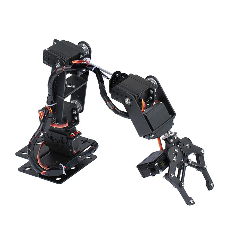 STEAM DIY 6 DOF Robot Metal Al - огляд і ціна Programmable Robotic Arm Kit Arduino