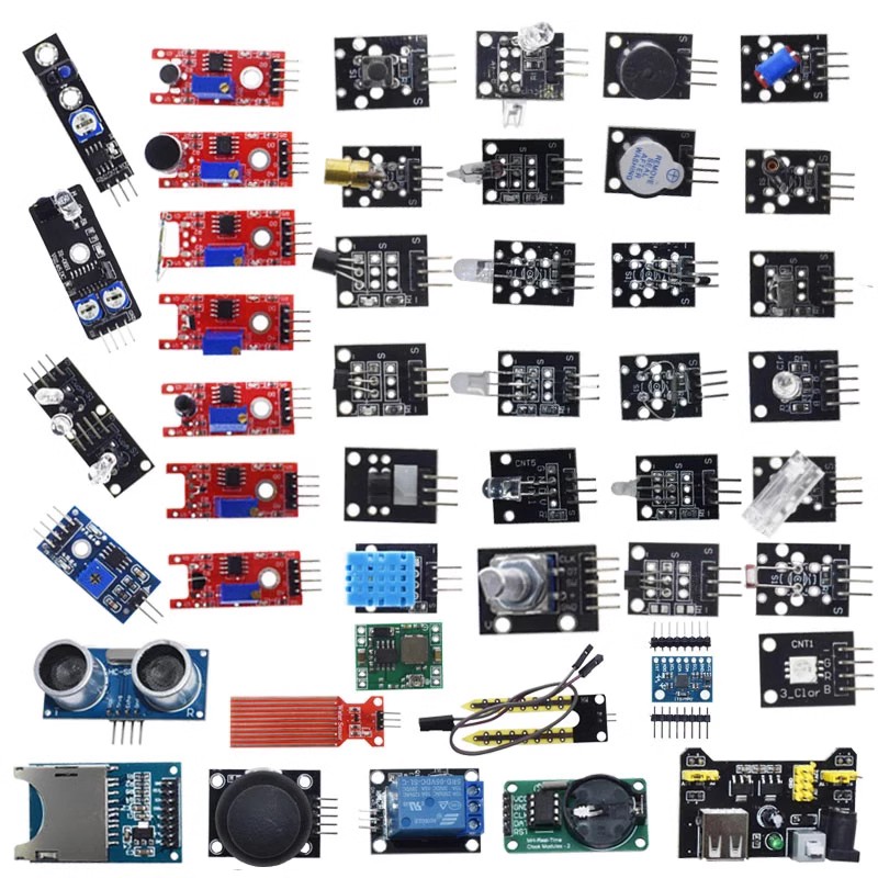 45 in 1 Sensors Modules Starte - огляд і ціна Arduino Sensor Kit 37 Modules Starter