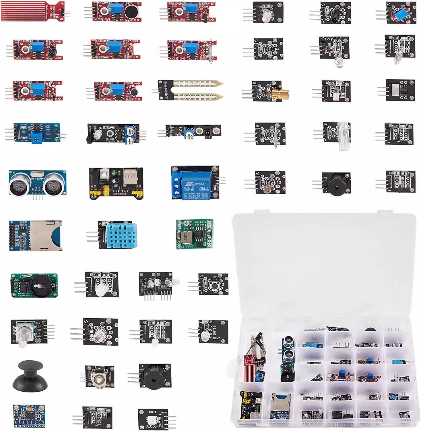 45 in 1 Sensors Modules Starte - огляд і ціна Arduino Sensor Kit 37 Modules Starter