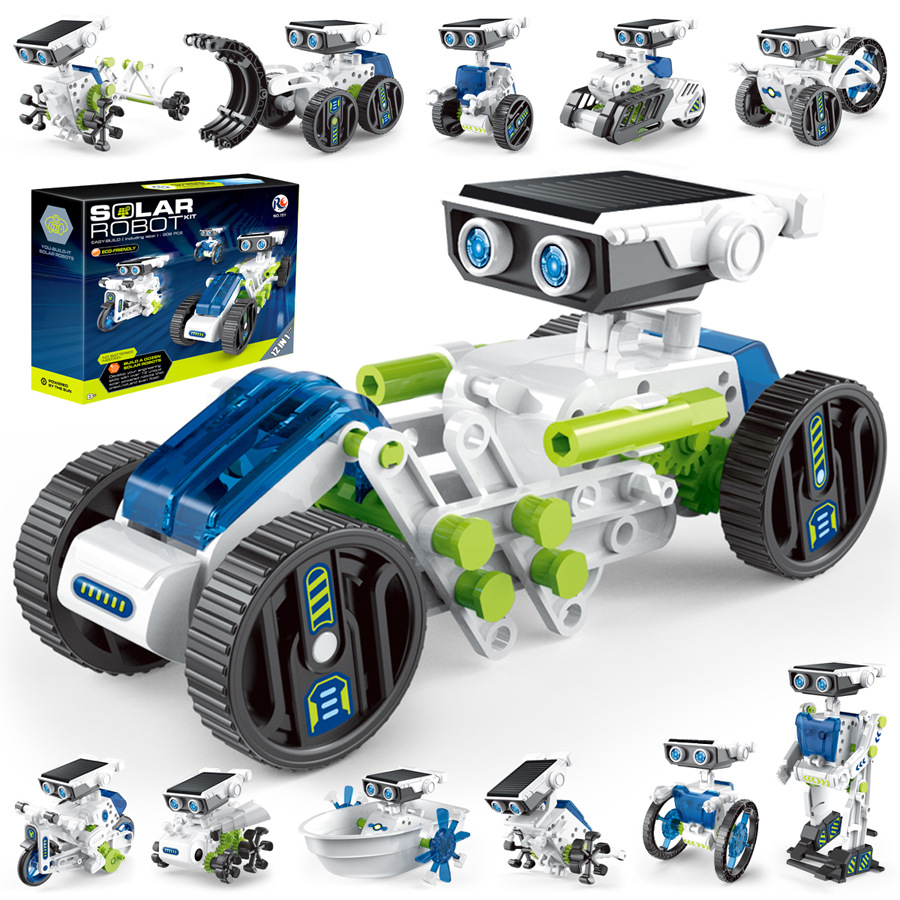 21/14/7 in 1 Science Experimen - огляд і ціна Solar Powered Robot Kit 14 In 1
