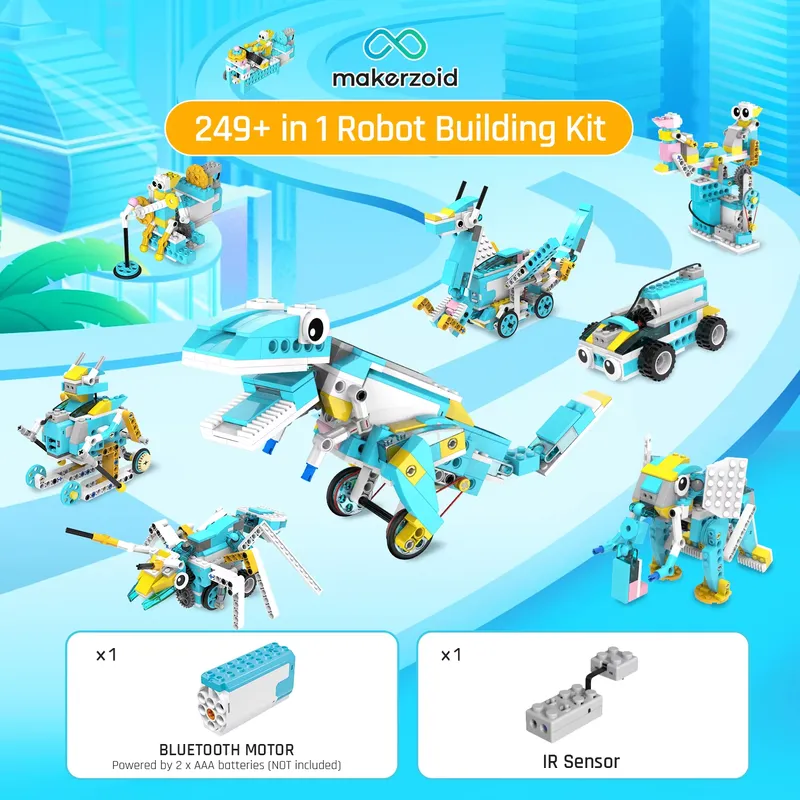 EE1 for 200 in 1 STEM Building - огляд і ціна Stem Robot Building Kit Coding
