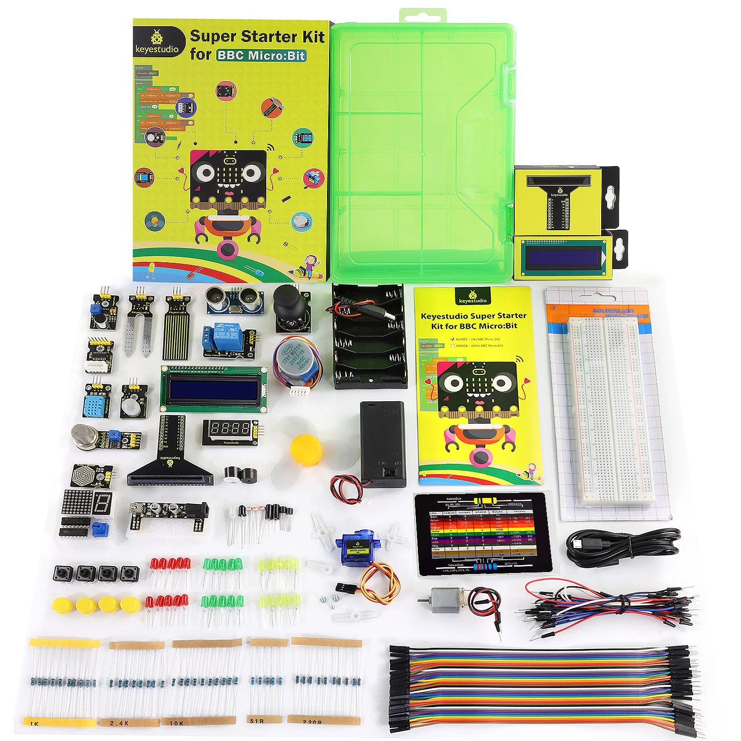 RoRuSKeyestudio Super Starter  - огляд і ціна Micro Bit Stem Educational Starter Kit