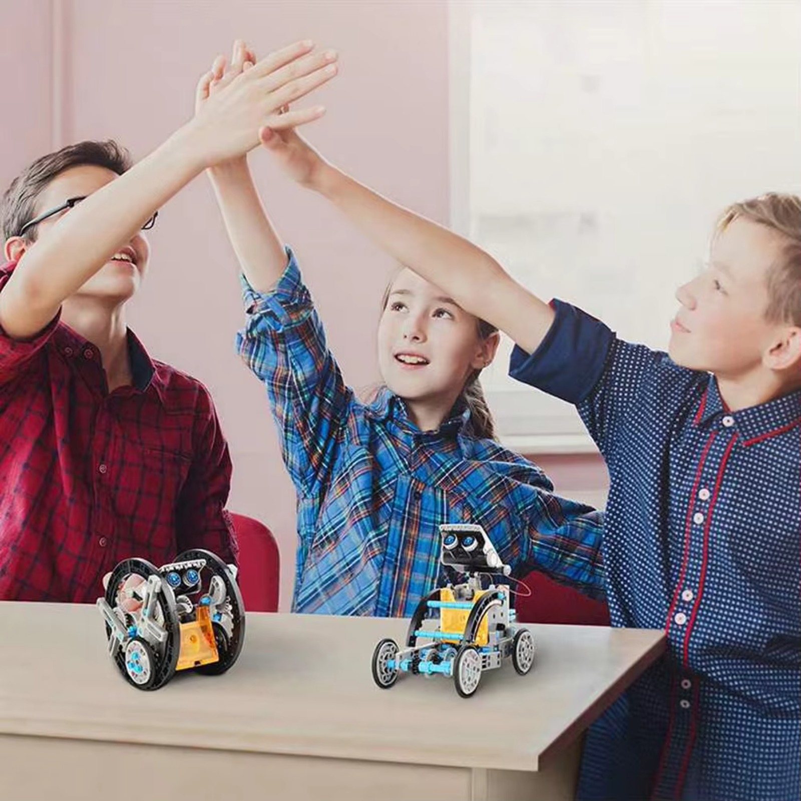 13 in 1 Solar Powered Robot Sc - огляд і ціна Solar Powered Robot Kit 14 In 1