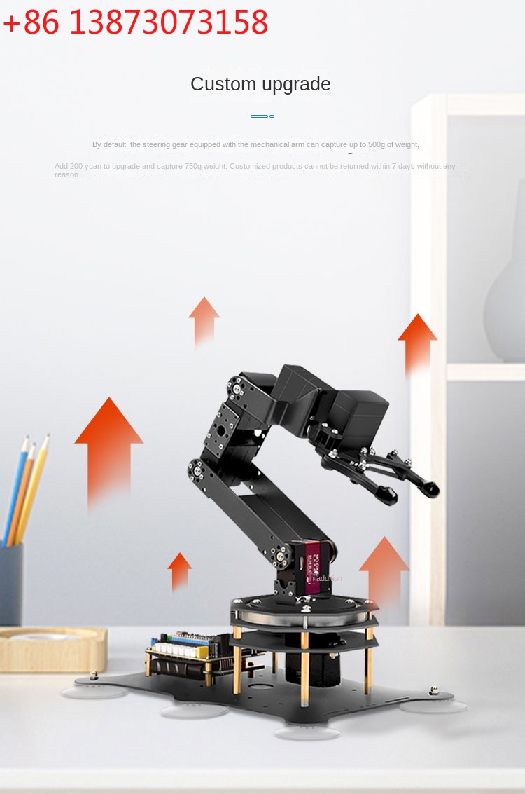 6 DOF Robotic Arm with Metal C - огляд і ціна Programmable Robotic Arm Kit Arduino