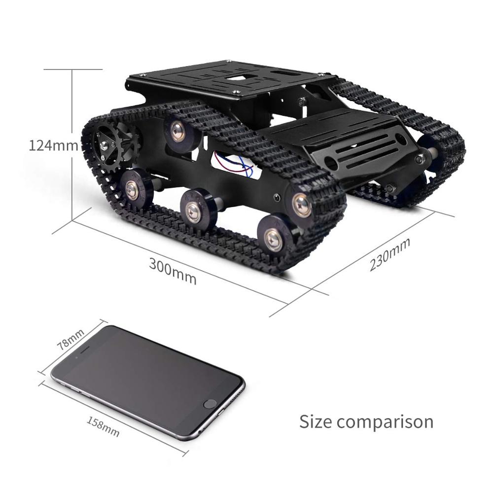 Smart Robot Car Tank Chassis K - огляд і ціна Raspberry Pi Robot Platform Tank Chassis