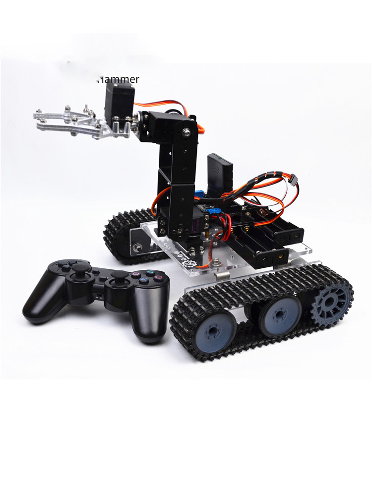 4 Dof Robotic Arm with RC Tank - огляд і ціна Programmable Robotic Arm Kit Arduino